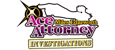 Ace Attorney Investigations: Miles Edgeworth title screen for Nintendo DS